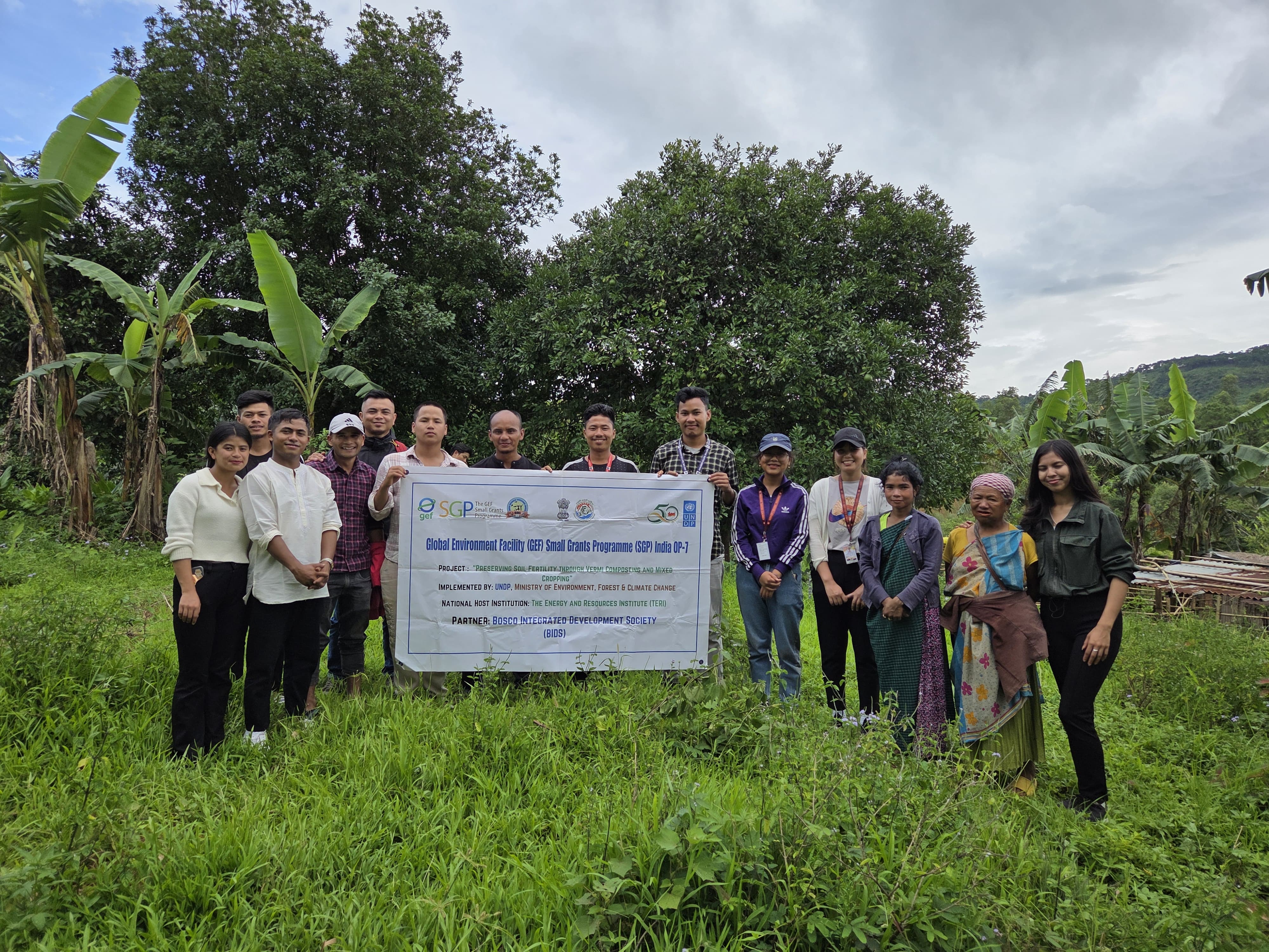 Sapling Plantation under SGP